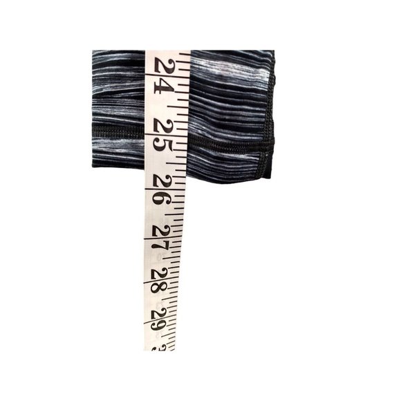 Lululemon Train Times 7/8 Pant Wee Are From Space Stripe Black Size 4 Leggings - Picture 3 of 6